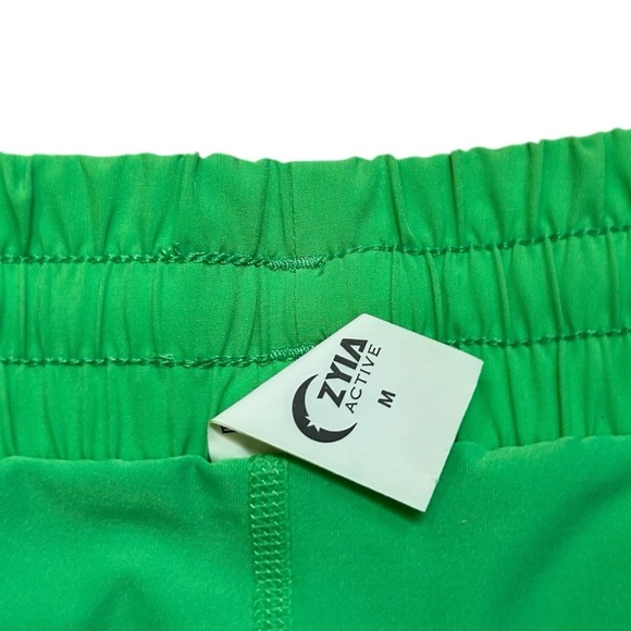 ZYIA Active Green Velocity Athletic Shorts- Size Medium - Picture 10 of 11